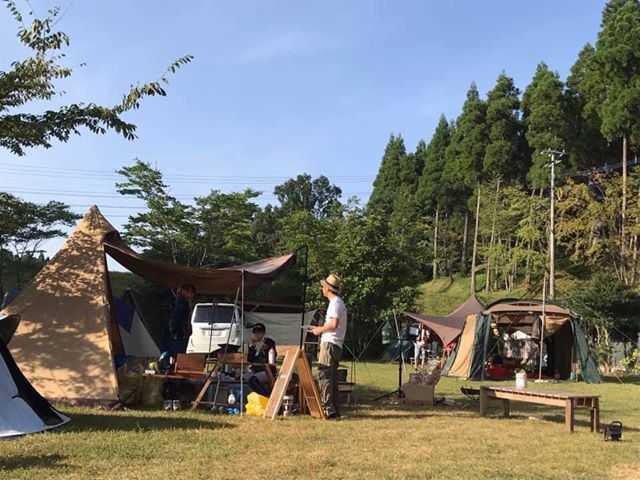 自然の癒しがあるキャンプ場♪