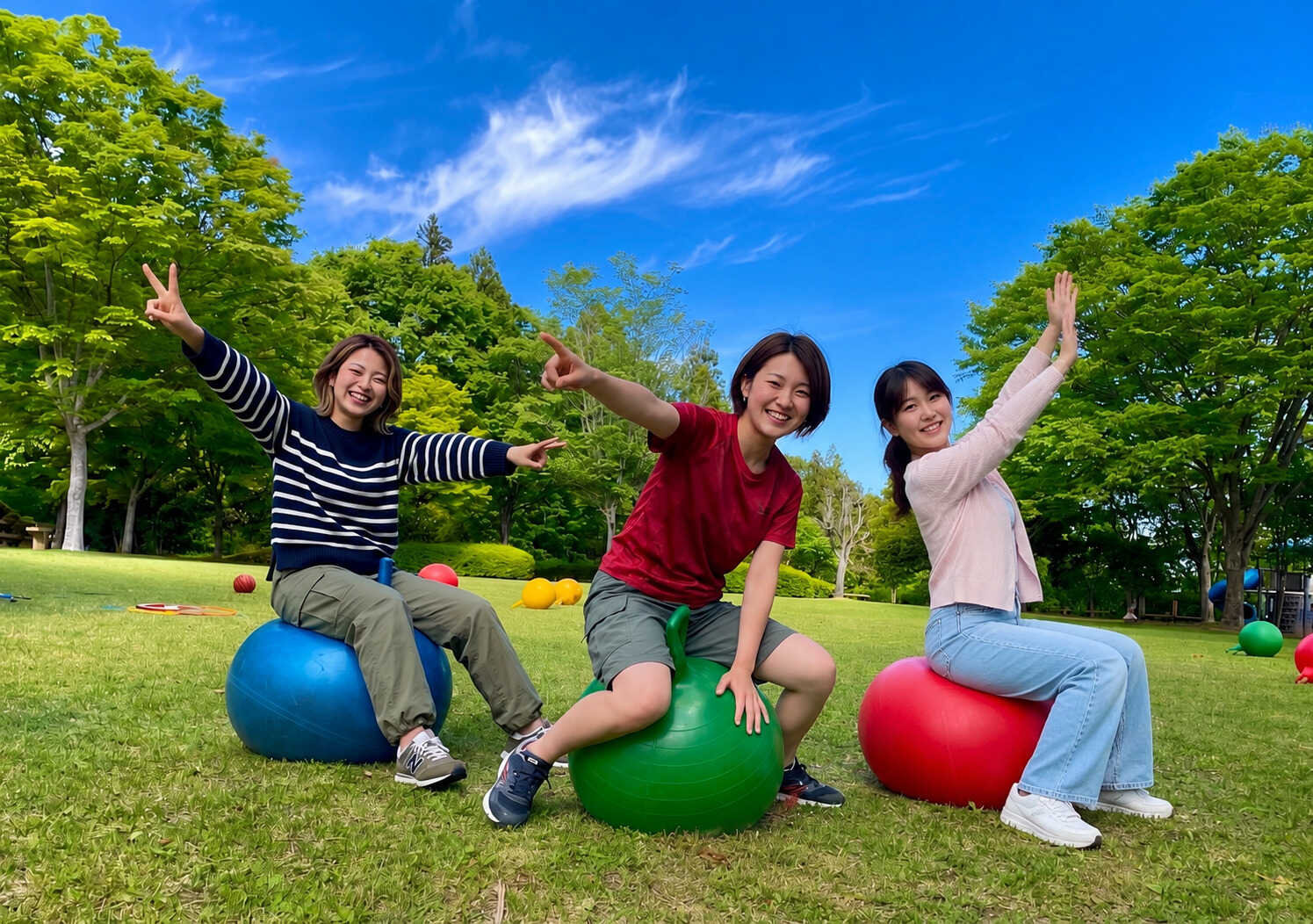 名前の通り緑がたっぷりある公園です。公園内をのんびりお散歩して気に入った場所でゆっくりと過ごすのがオススメ★