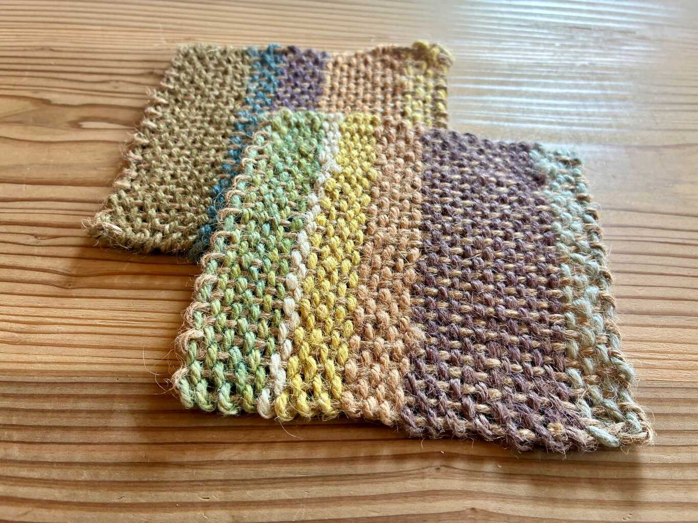 草木染めコースター