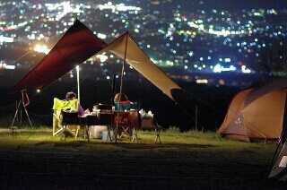 関東平野を見下ろす絶景!目の前に広がる夜景は最高です!