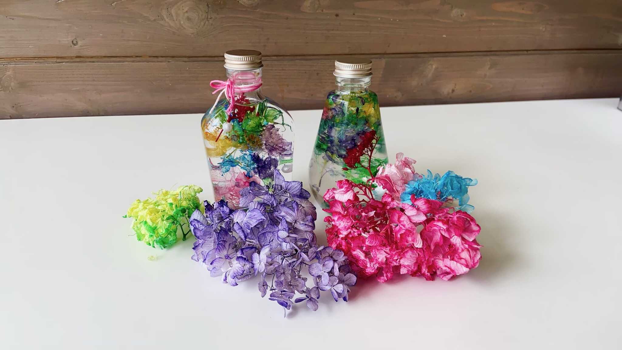 ハーバリウム手作り体験!お花の美しさをいつまでも!