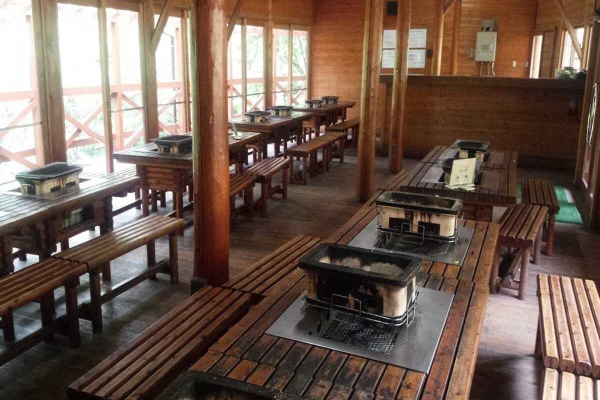 雨天時も安心。BBQハウス!