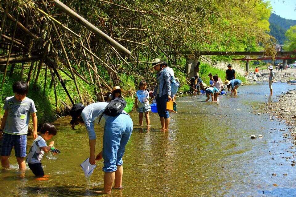 ★名栗川:一級河川の名栗川は透明度も高く、流れも穏やか。小さいお子さまの川遊びに最適です。絶滅危惧の貴重な生き物が今なお多く生息しています。