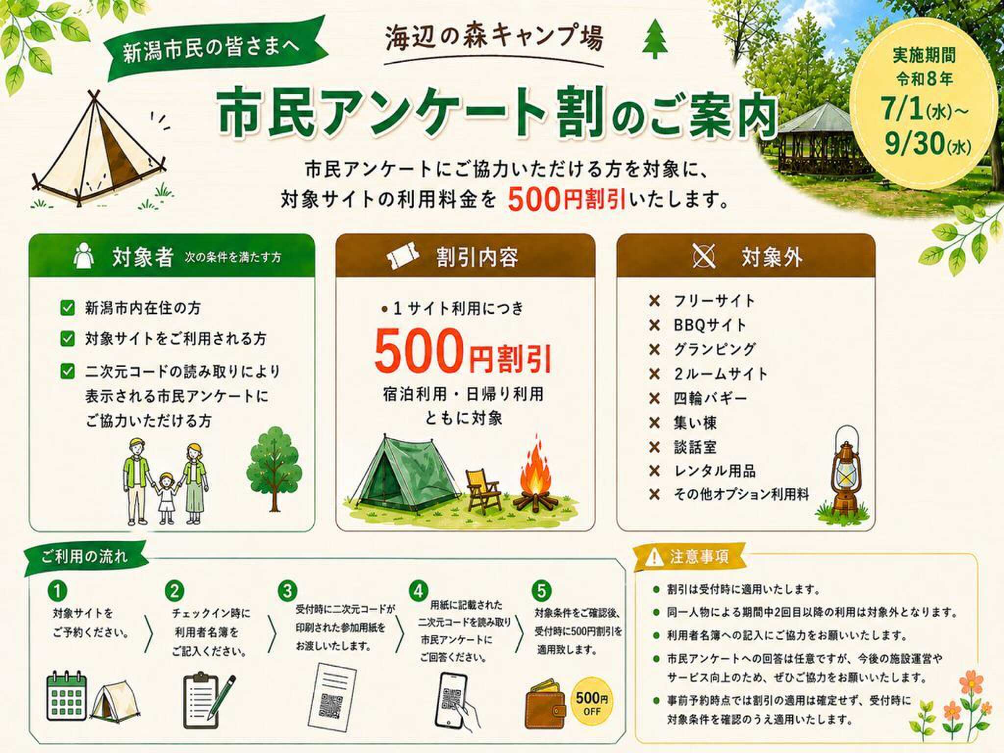 海辺の森キャンプ場