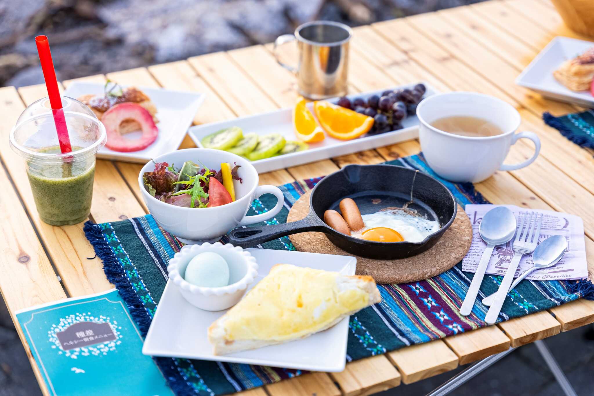 リトリートキャンププランは地産地消のブランド食材にこだわった料理をご用意しています!