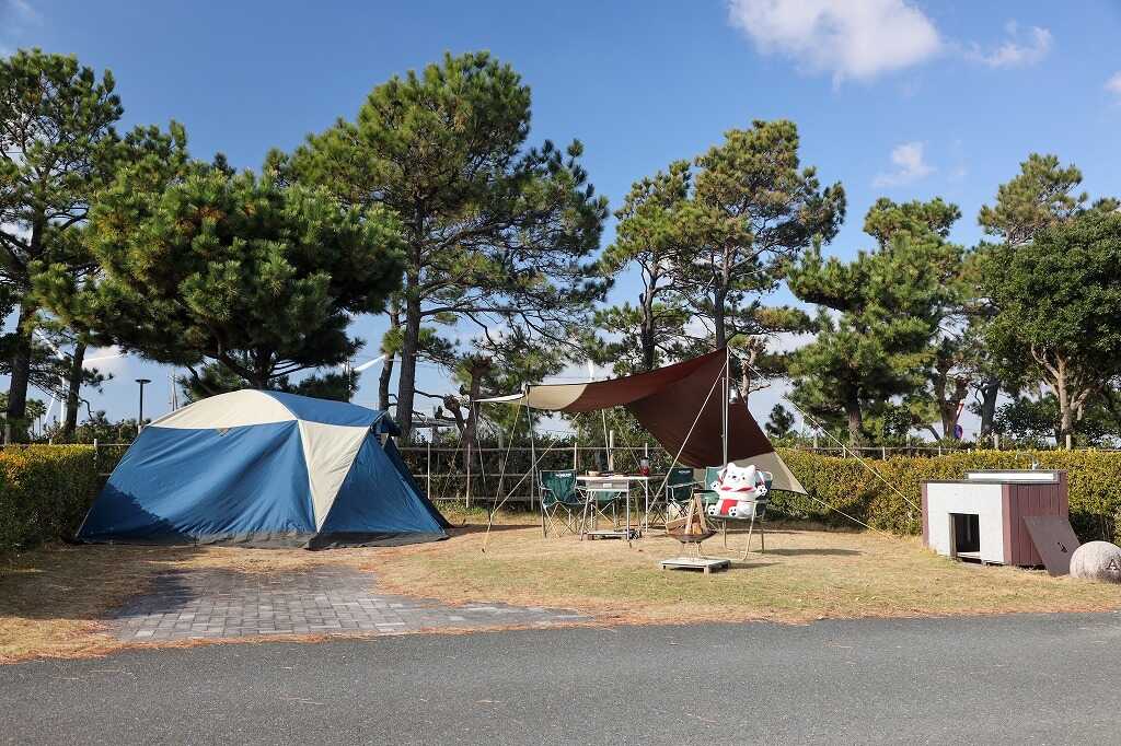 オートサイトには全区画にAC電源・流し台がついており、水道水は飲料可です♪