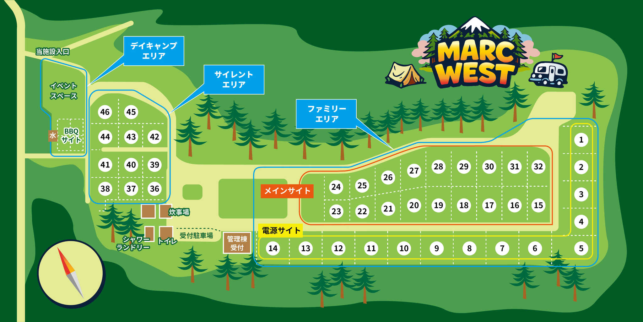 Camp field MARC WESTの写真 1枚目