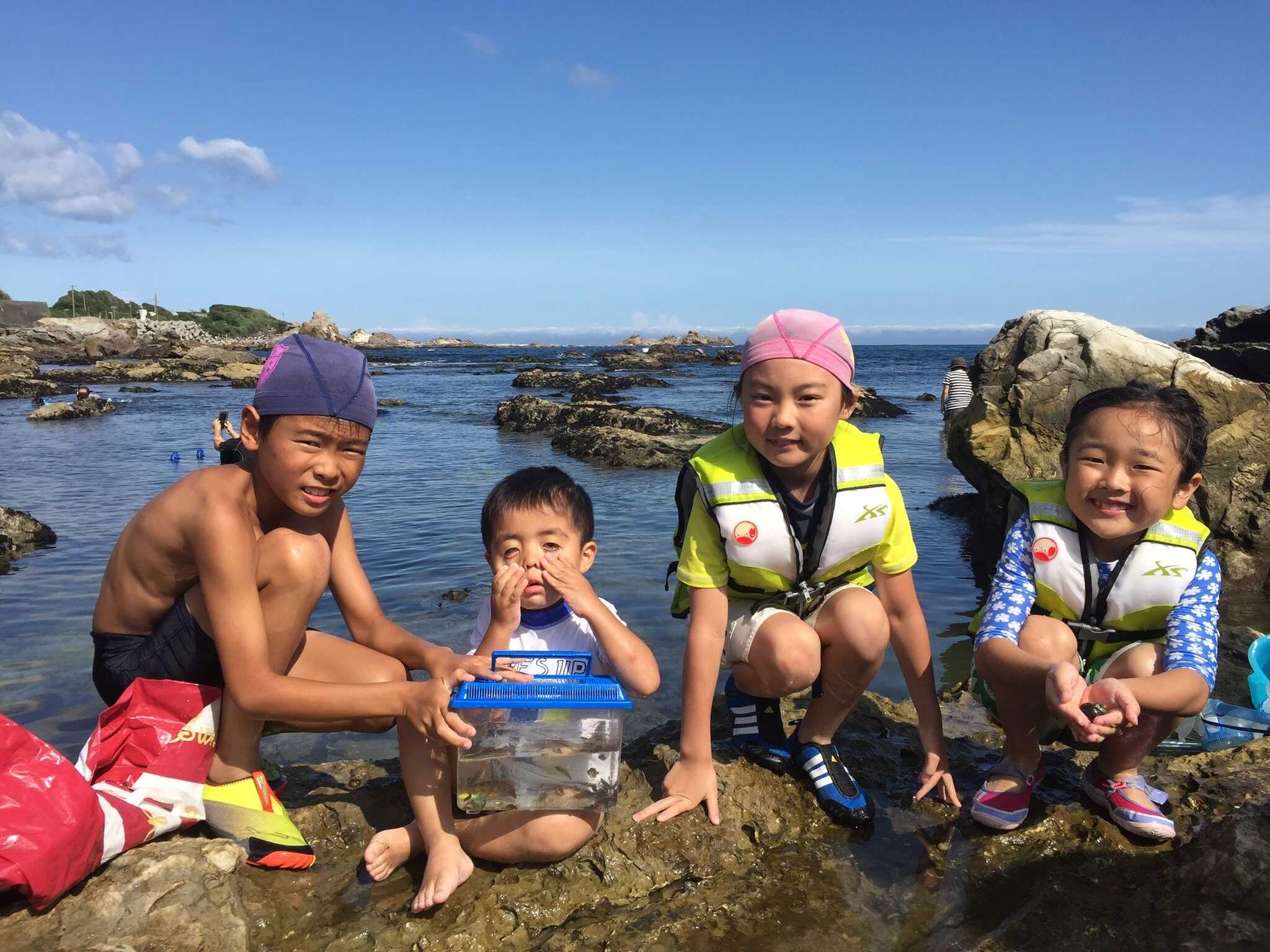 お魚たくさん捕まえたよ!