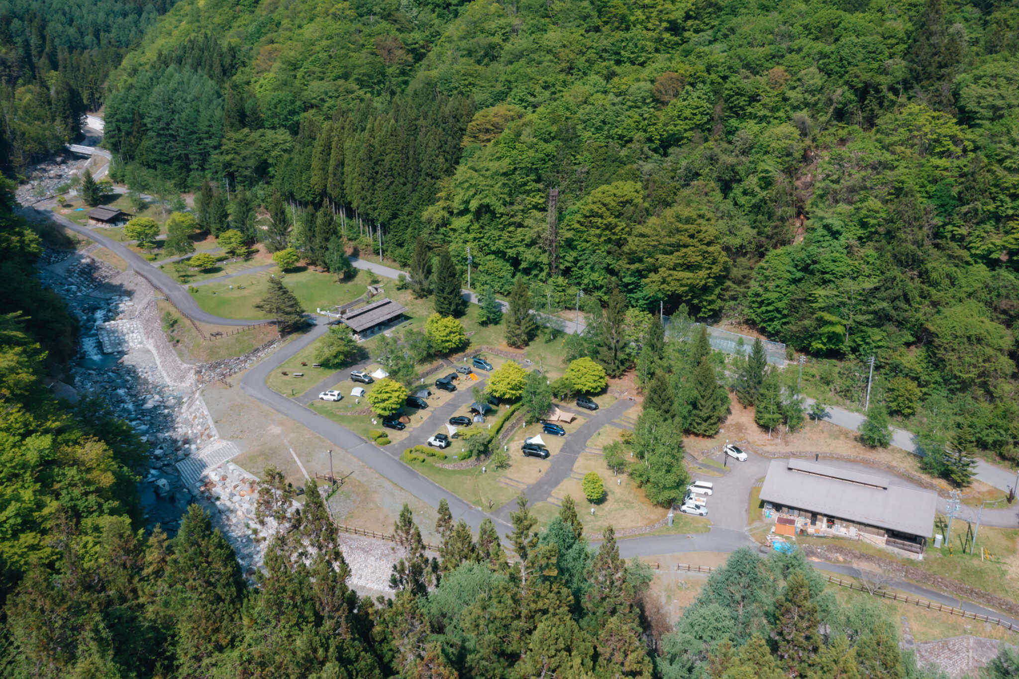 大島河原河川公園オートキャンプ場