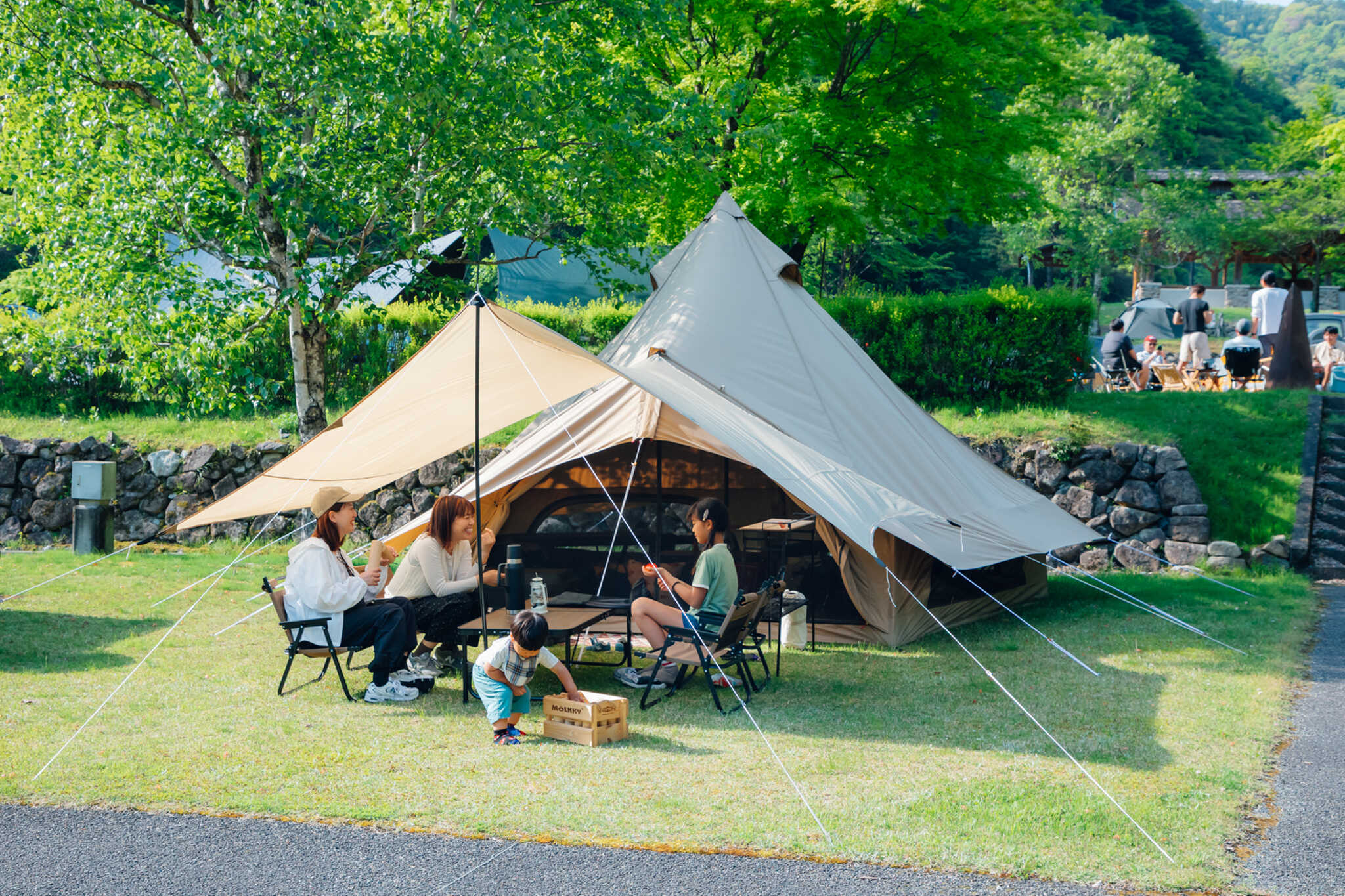 大島河原河川公園オートキャンプ場