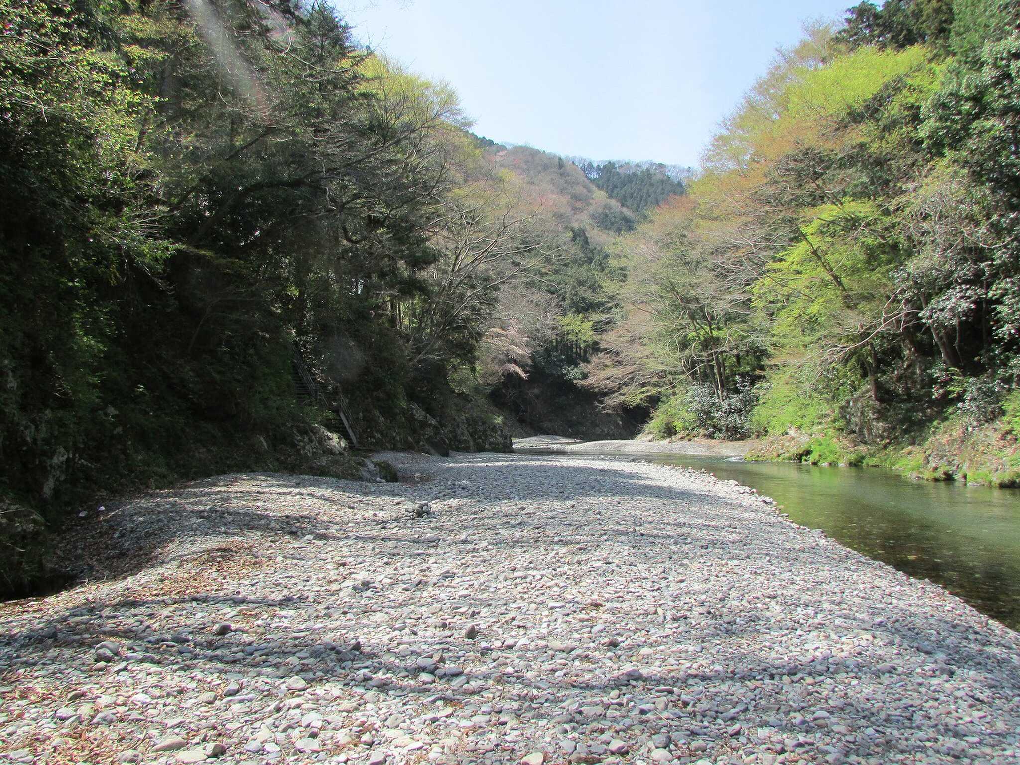 秋川の河原でバーベキュー♪
