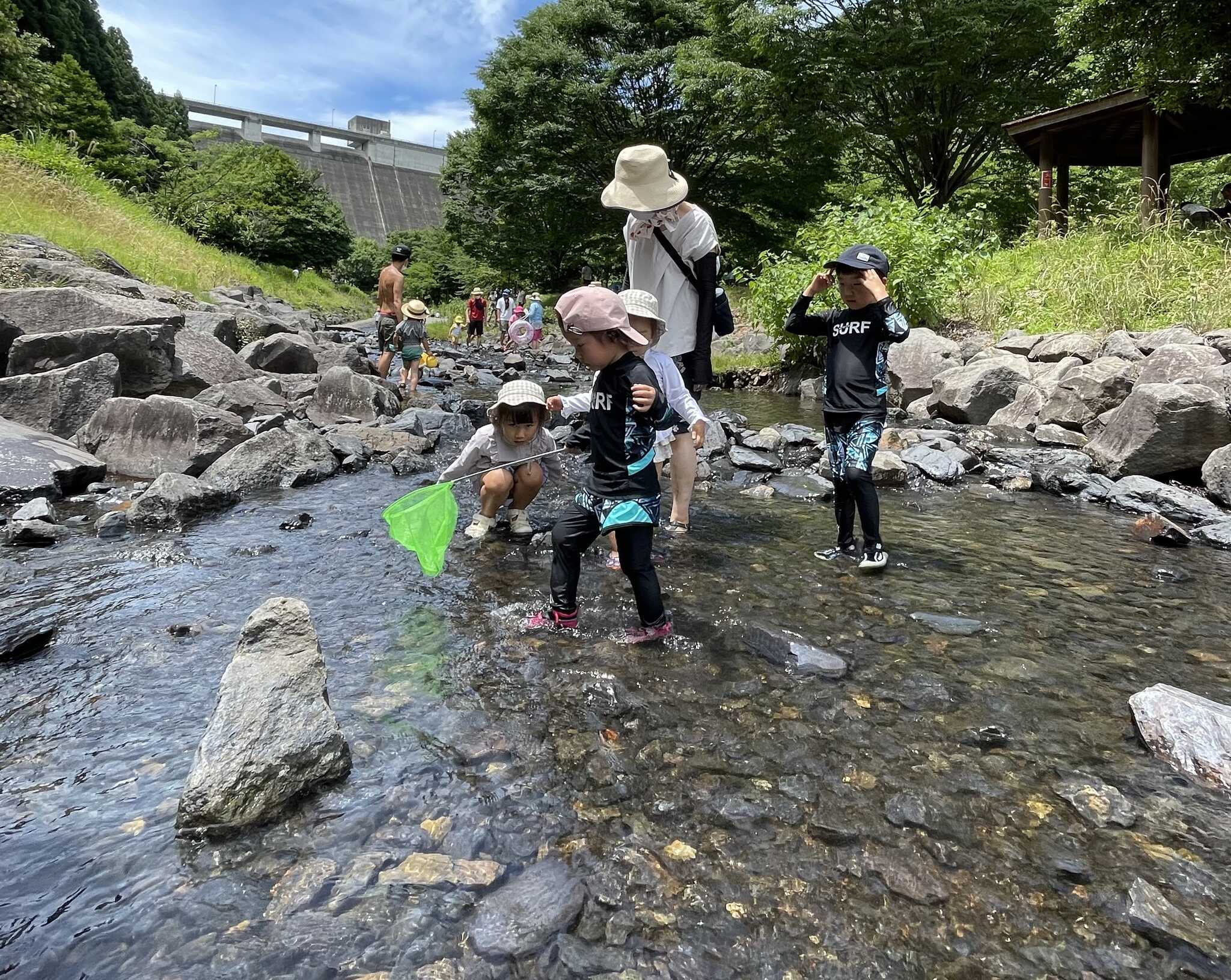 川遊びが9月末まで楽しめます!