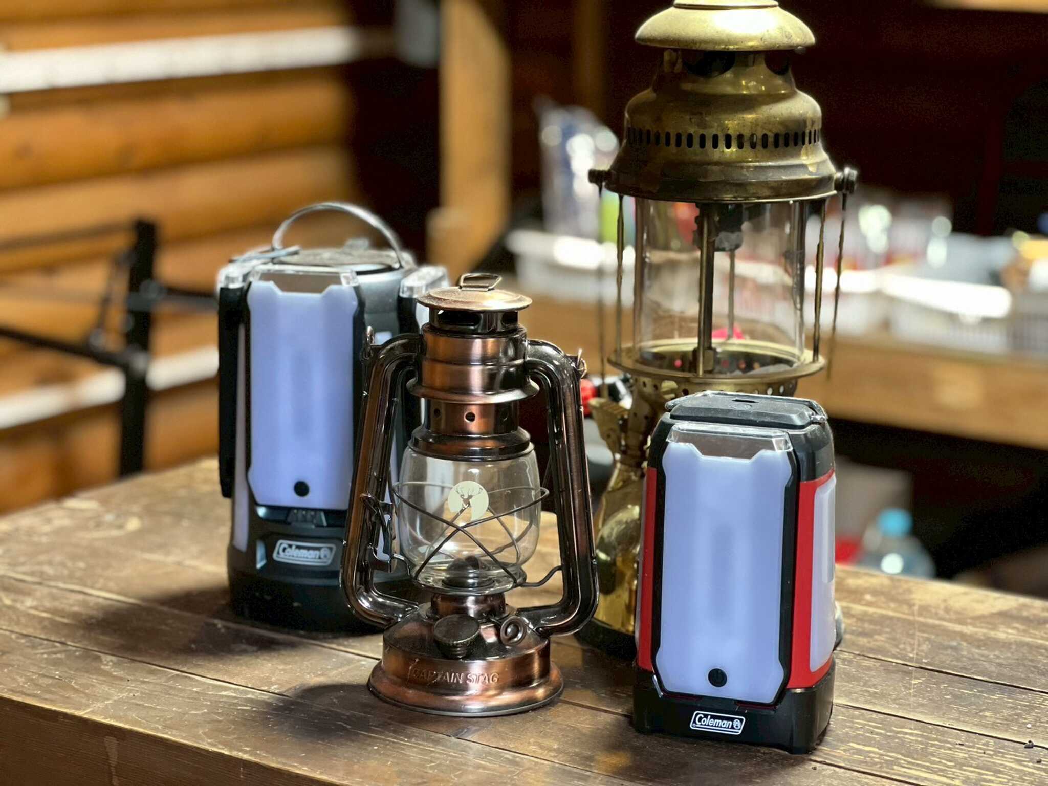 レンタル品:LEDランタン レンタル品が充実しておりますので、手ぶらキャンプも可能です!