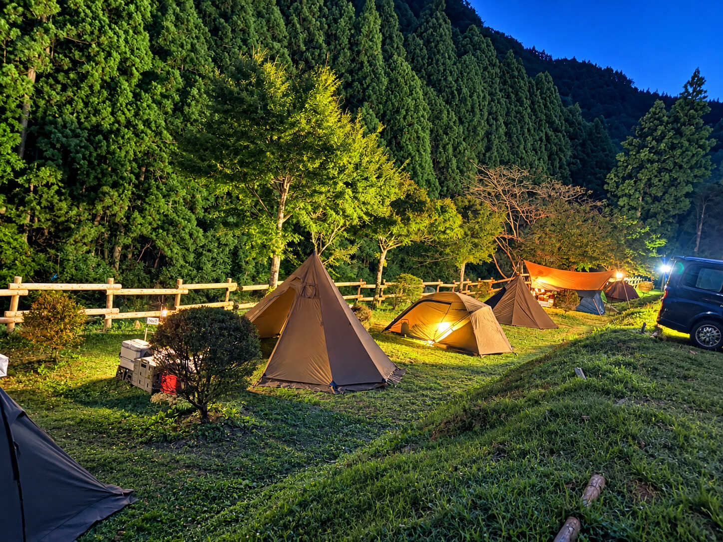 いわき市遠野オートキャンプ場