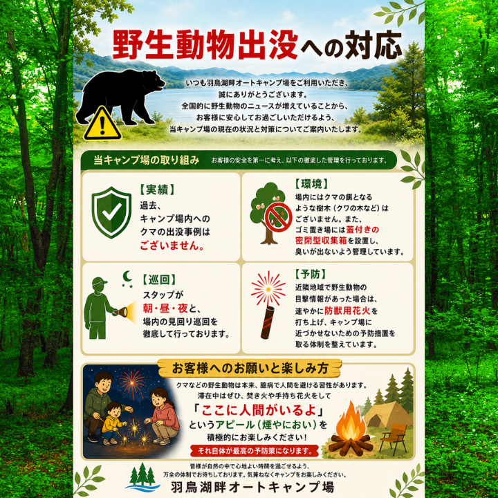 羽鳥湖畔オートキャンプ場