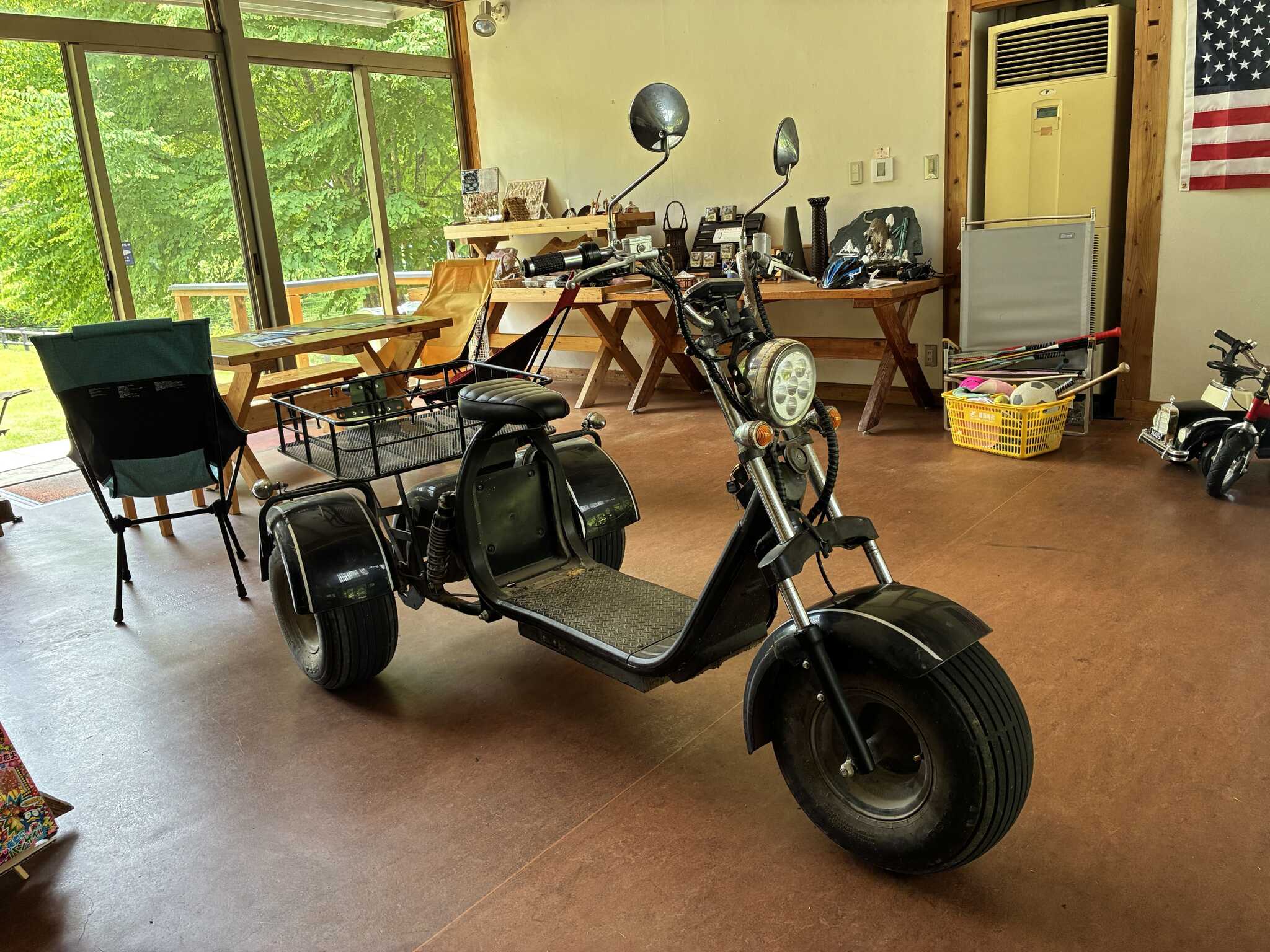 電動トライク(有料)や子供用自転車も充実(^^♪