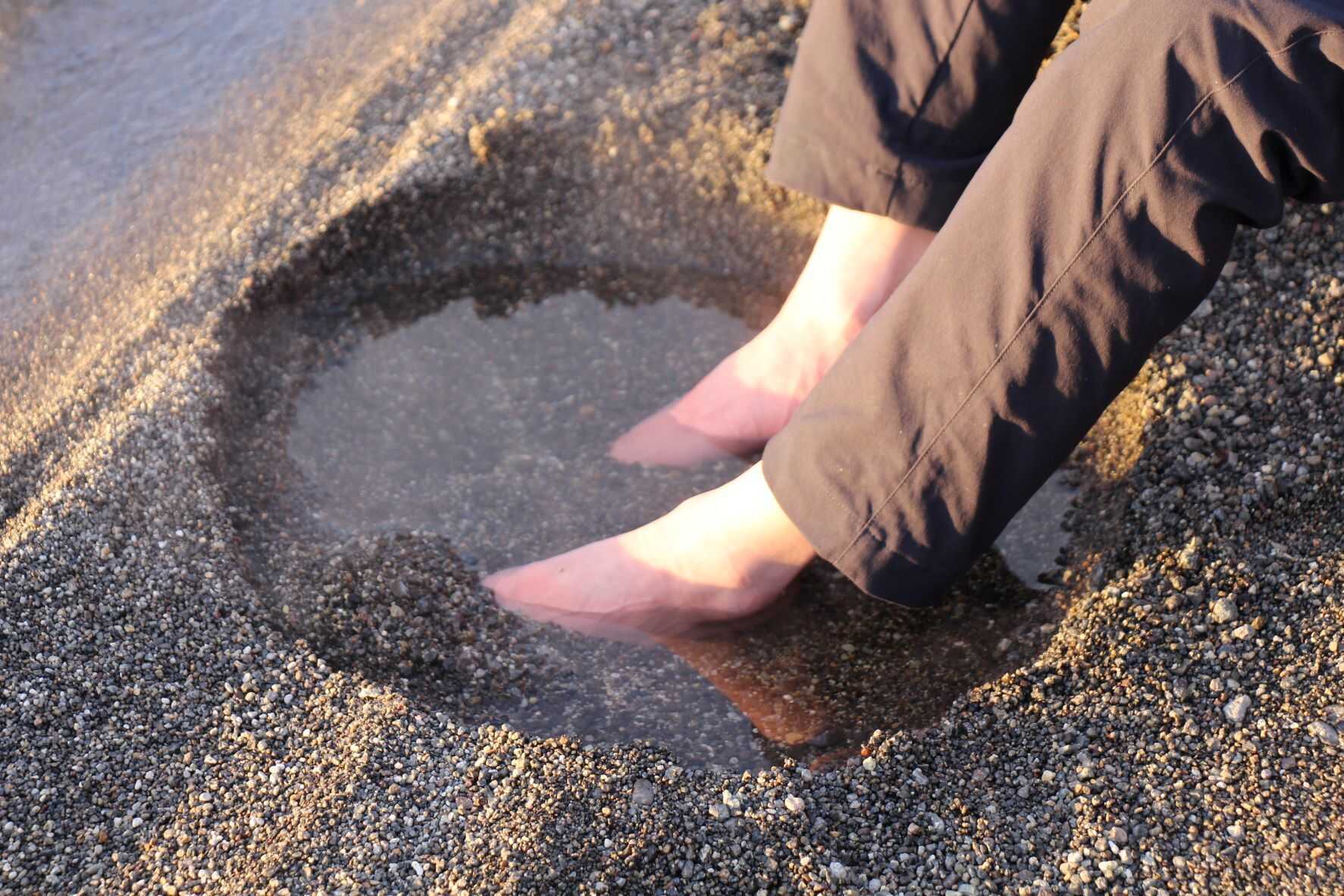 季節問わず温かい温泉が湧いているキャンプ場♨