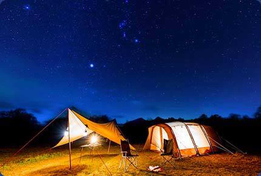 標高800mの大自然で体験 満天の星空で感動♪済んだ空気の中、沢山の星が見えます。