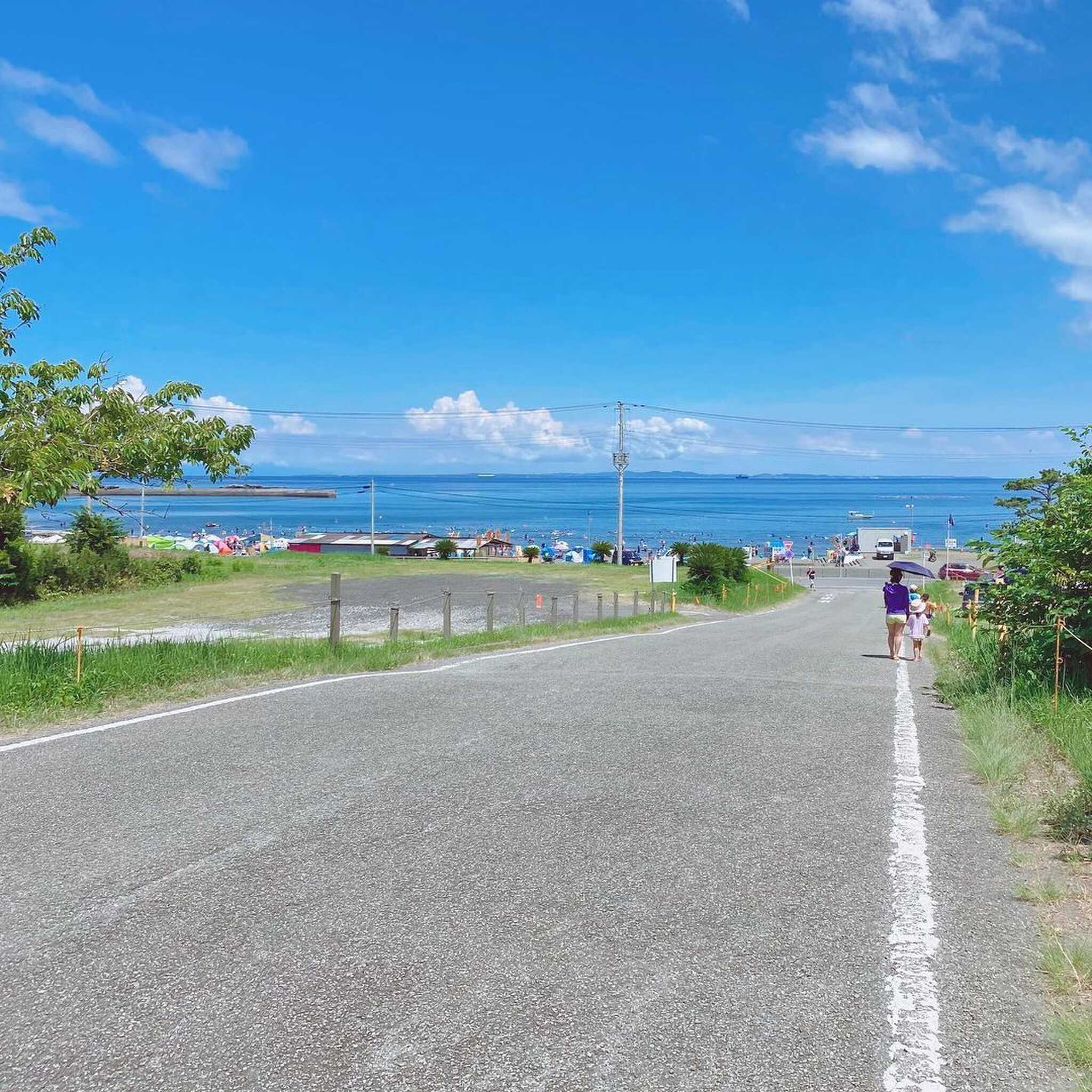 海水浴場まで歩いて行けます☆