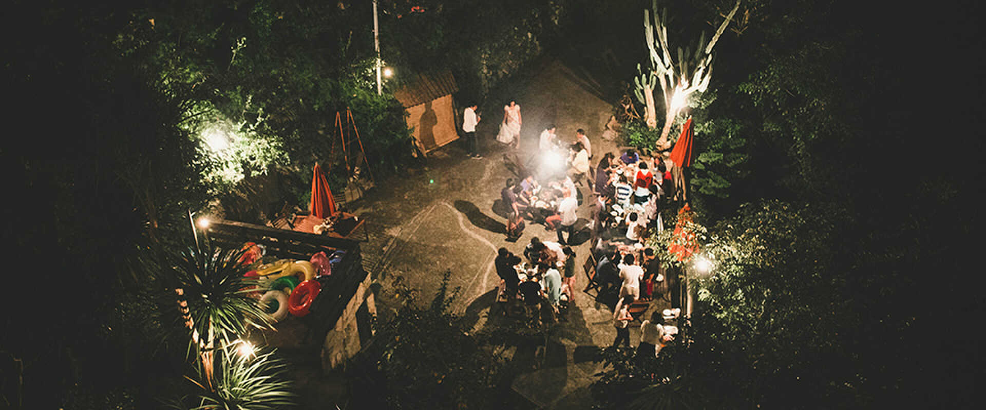 最大50名まで対応のBBQコーナーあります♪