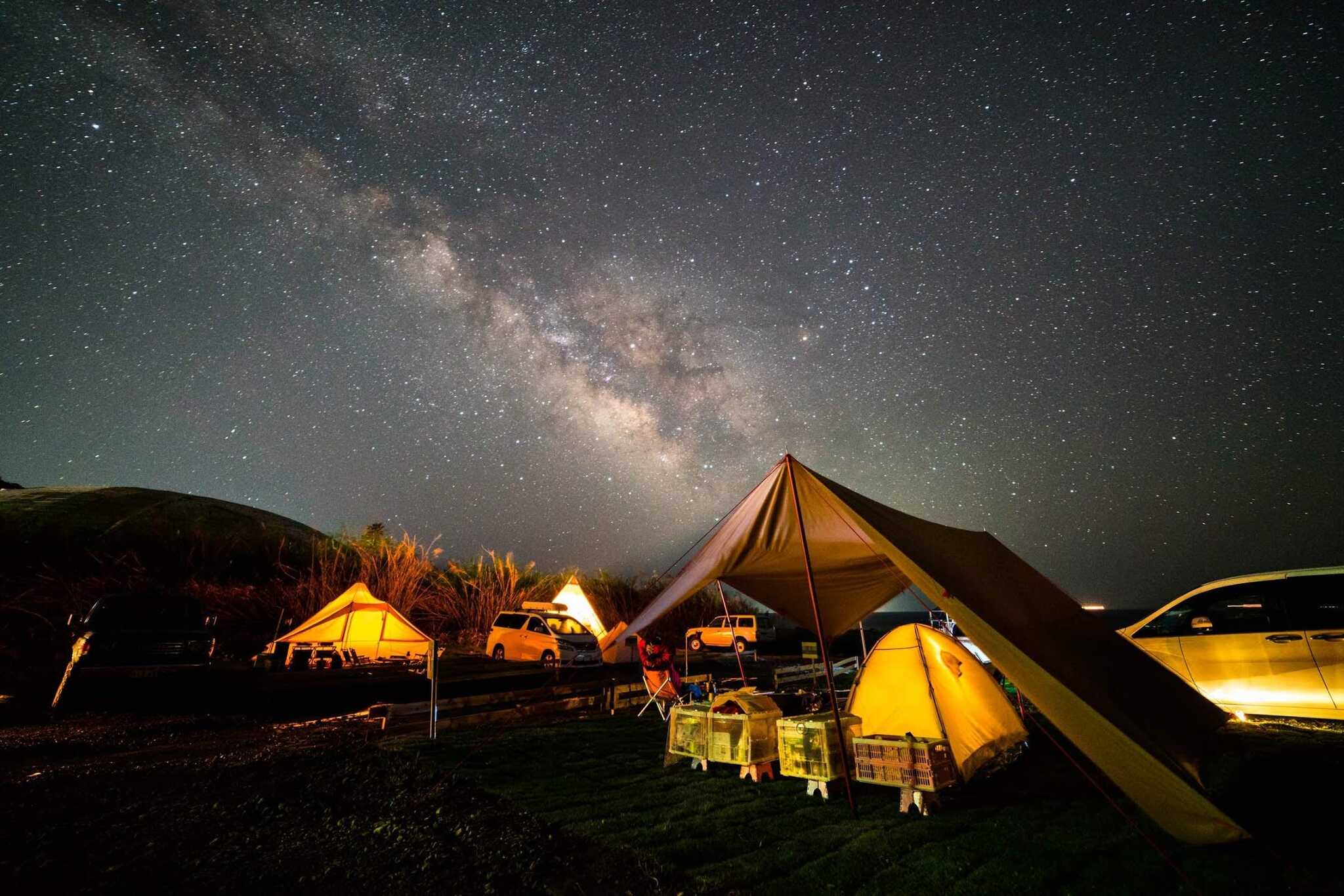 冬の夜の星空は必見です!双眼鏡をもってくるのをお勧めします