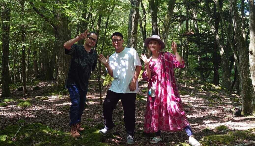 樹海に包まれ真夏でも涼しい