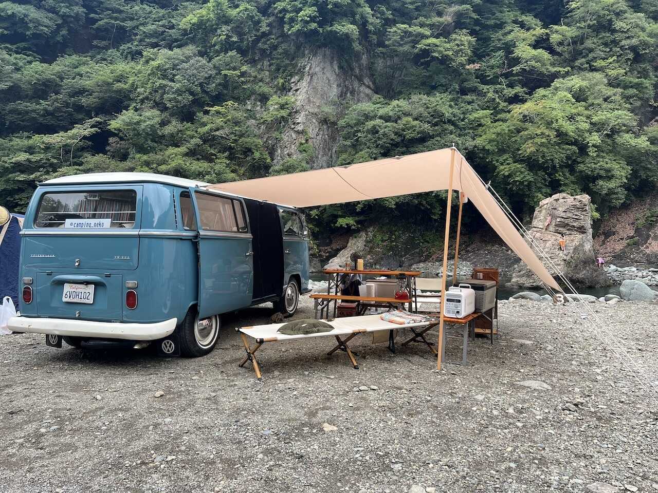 オートサイトでのご宿泊