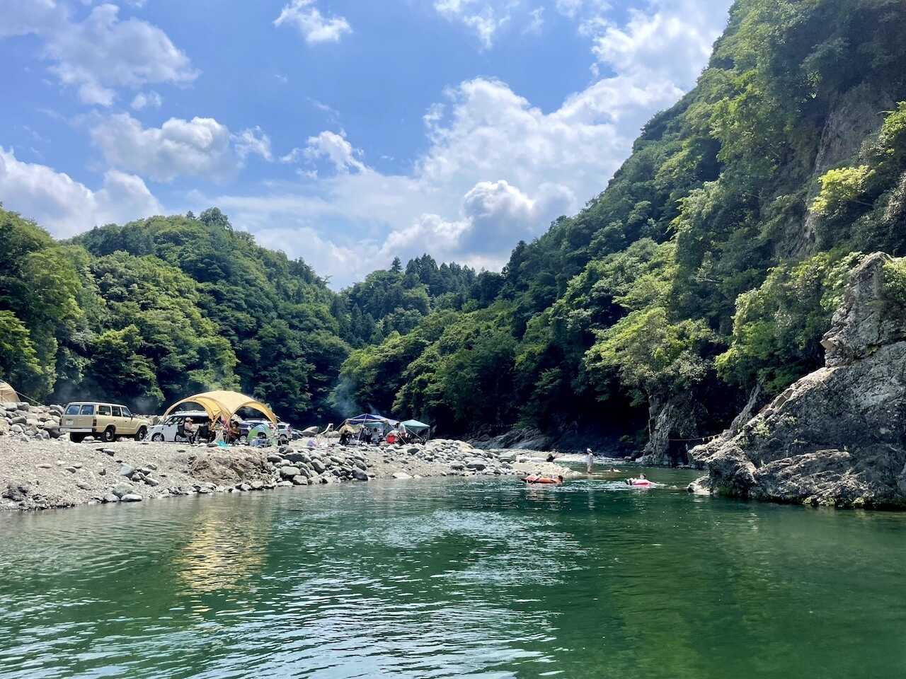 最下流エリアからの風景