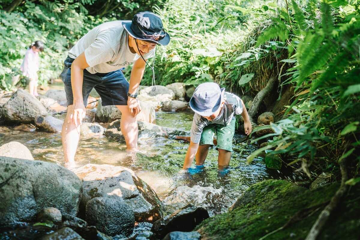 お子様も楽しめる川遊びスポットもあるよ!ぜひ、ご家族で遊んで涼んで下さい☆