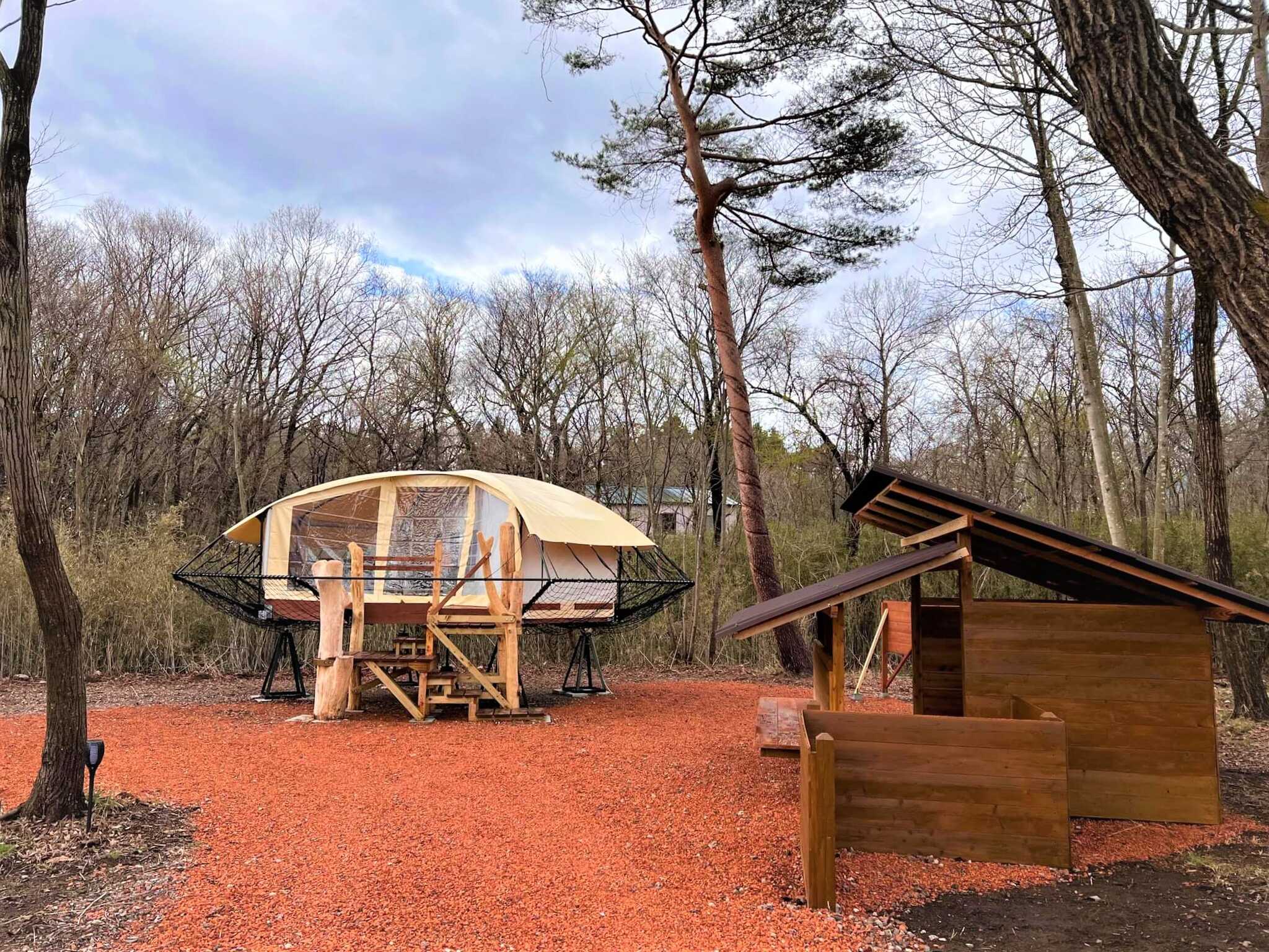 Gサイト NEWOPEN!! 専用ガーデンに焚火小屋付!