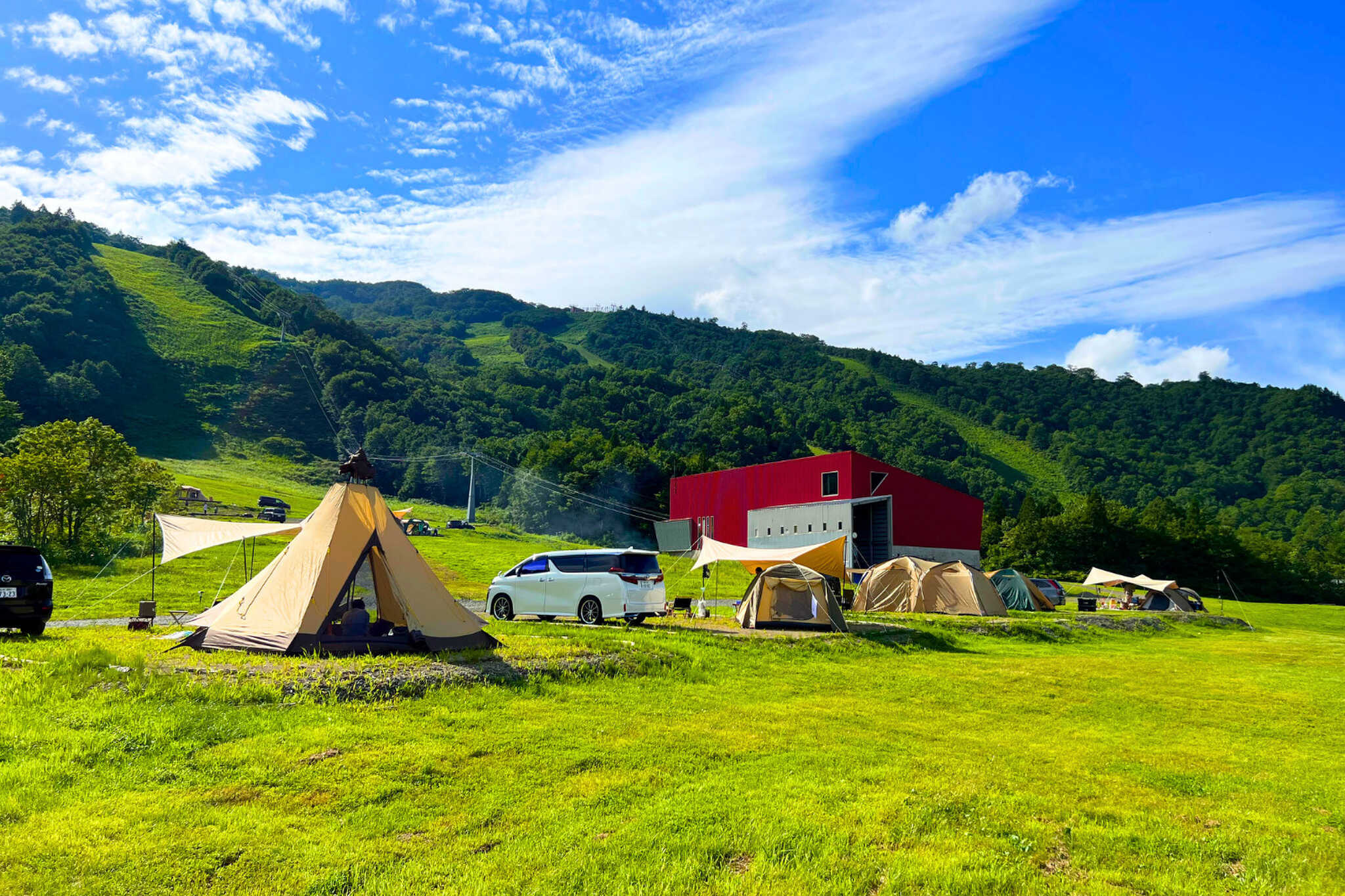 大自然のGETOCAMPFIELDで心ゆくまでキャンプをお楽しみください!