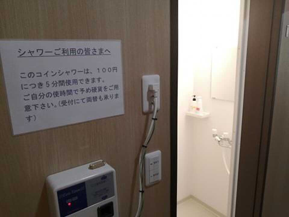 女性に好評!男女別の綺麗なコインシャワーございます!