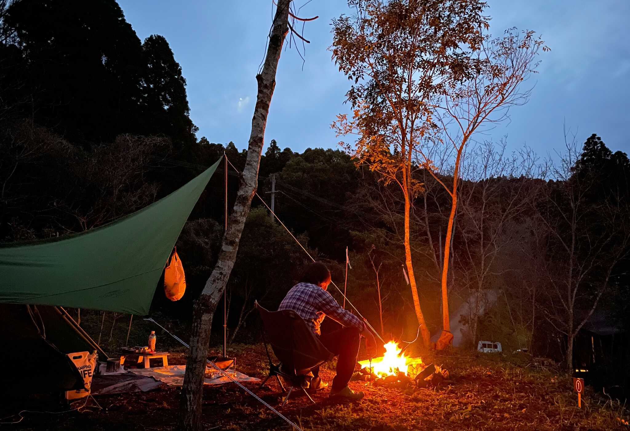いぶすき焚き火の森ソロキャンプ場