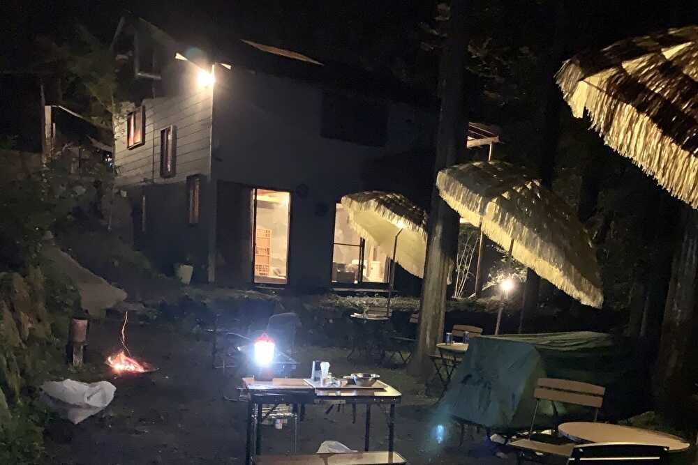 自然の中の静かな夜をお楽しみいただけます。(区画サイトA)
