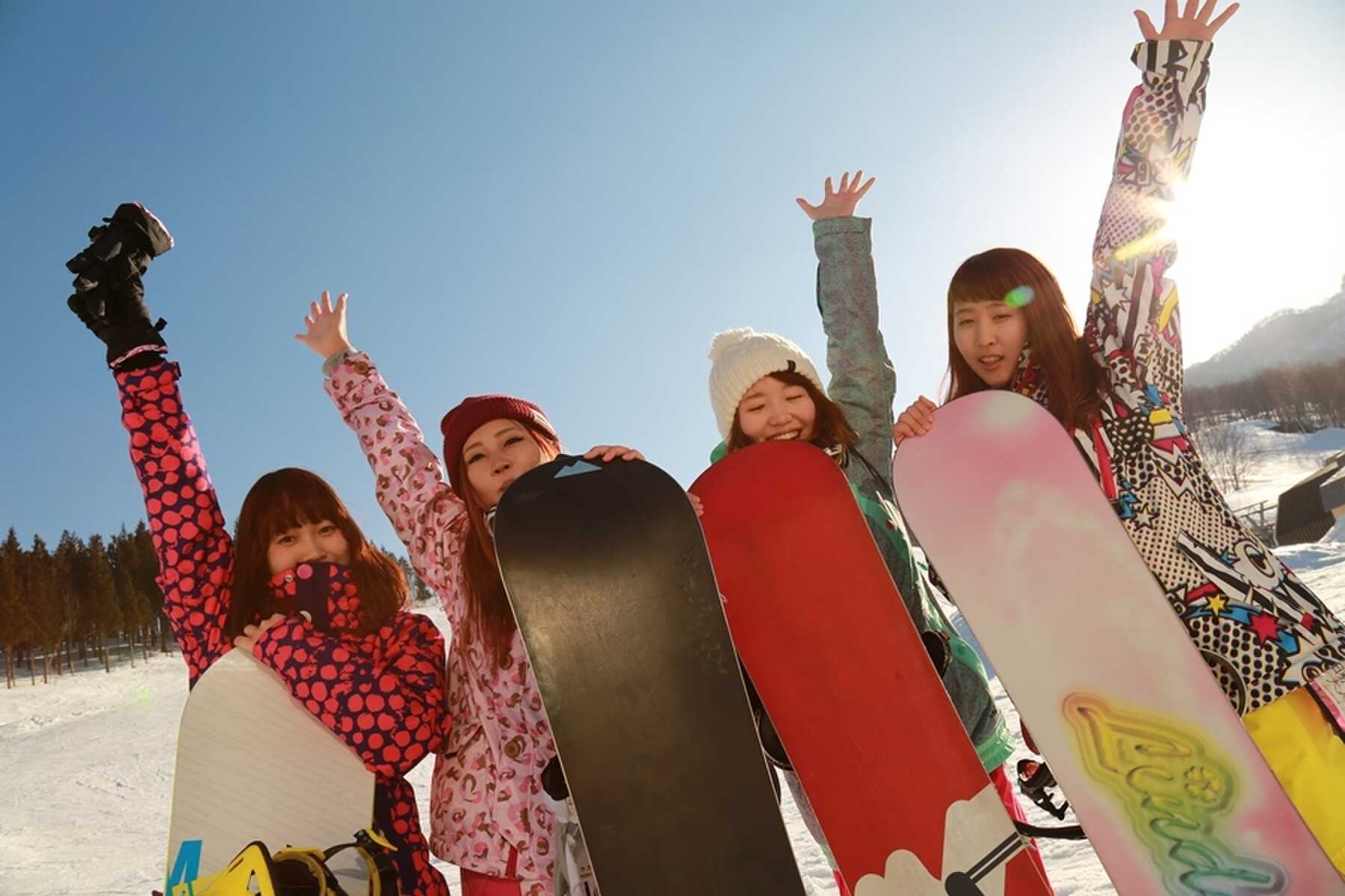 スキーやボードもお楽しみください♪