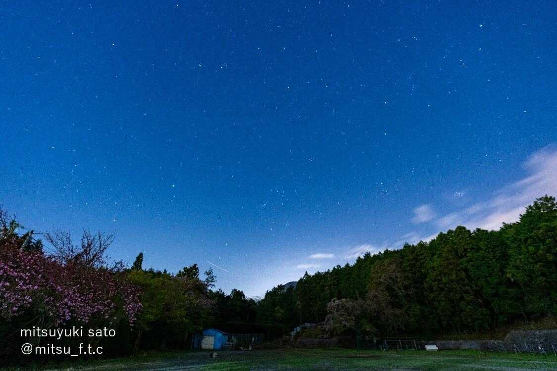 校庭から満点の星空を見上げよう!