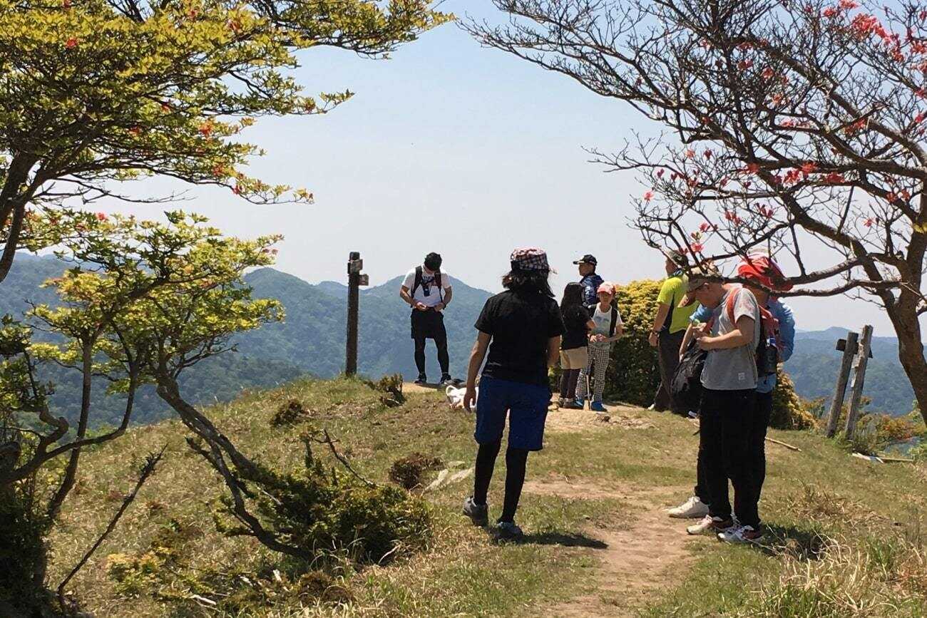 小辺路~伯母子岳頂上付近です。当施設はベースキャンプとしてもぴったり☆