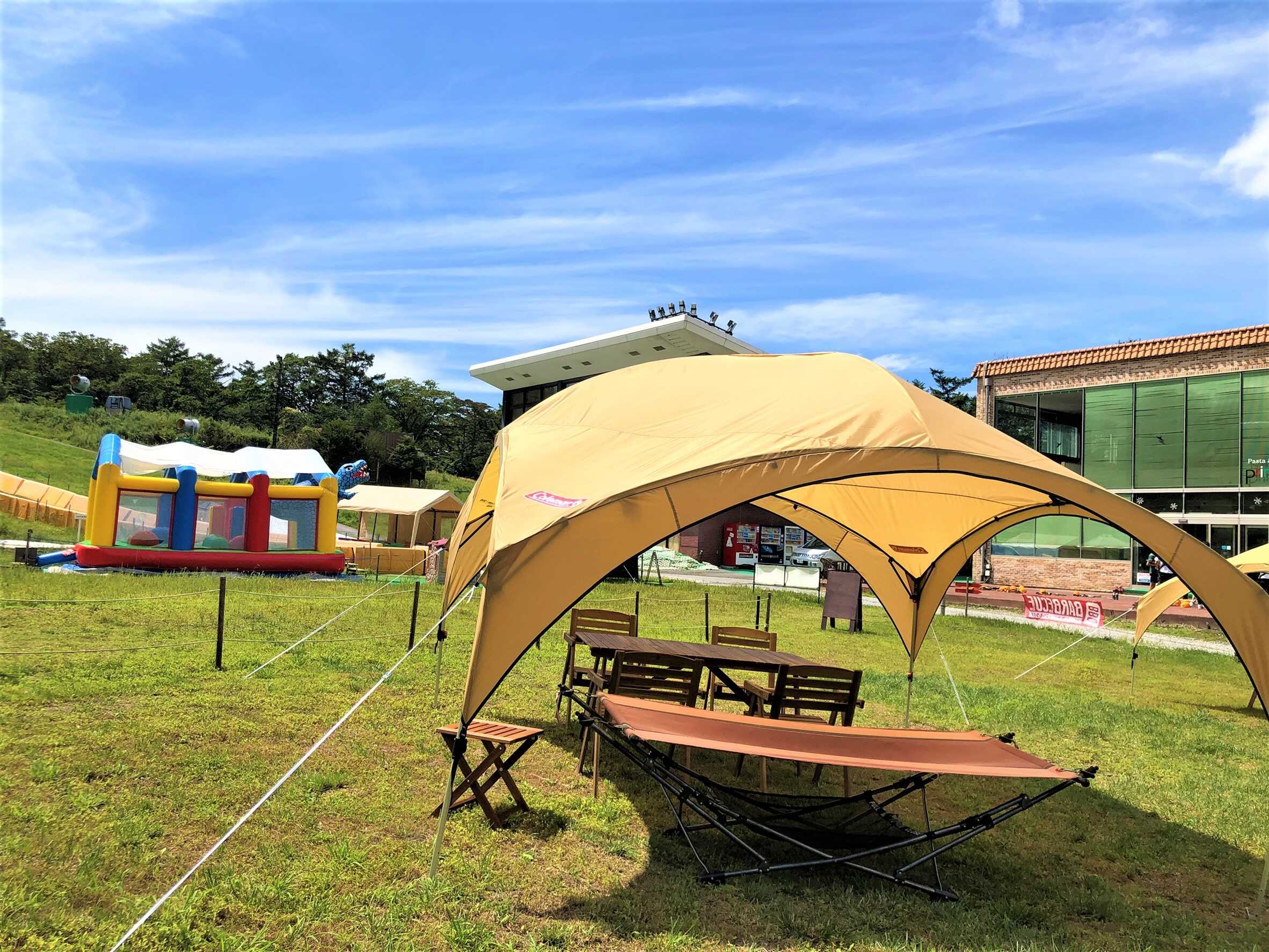 軽井沢グリーンランド デイキャンプBBQエリア(旧:スノーマンパークデイキャンプBBQエリア)