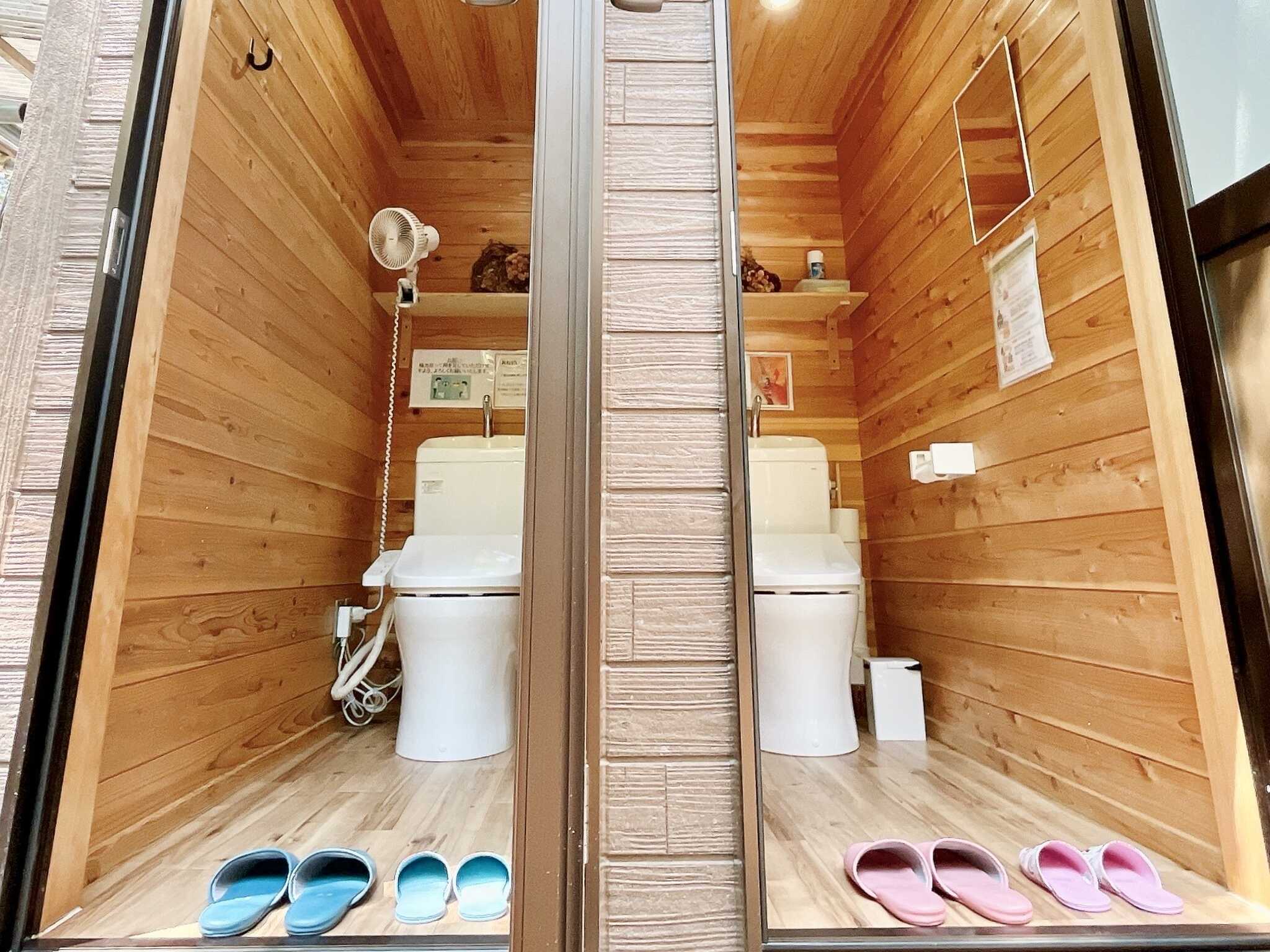トイレはいつも清潔に保てるよう管理しています。