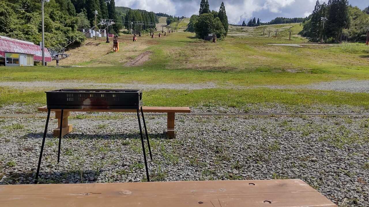 BBQサイトからの眺め