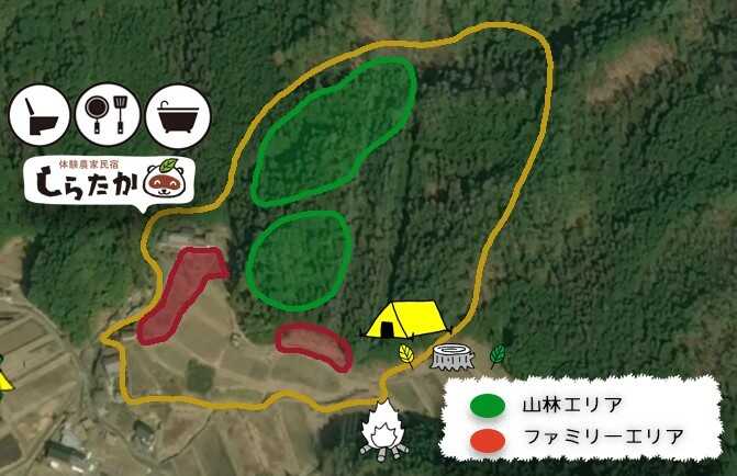 上空からのエリアマップ