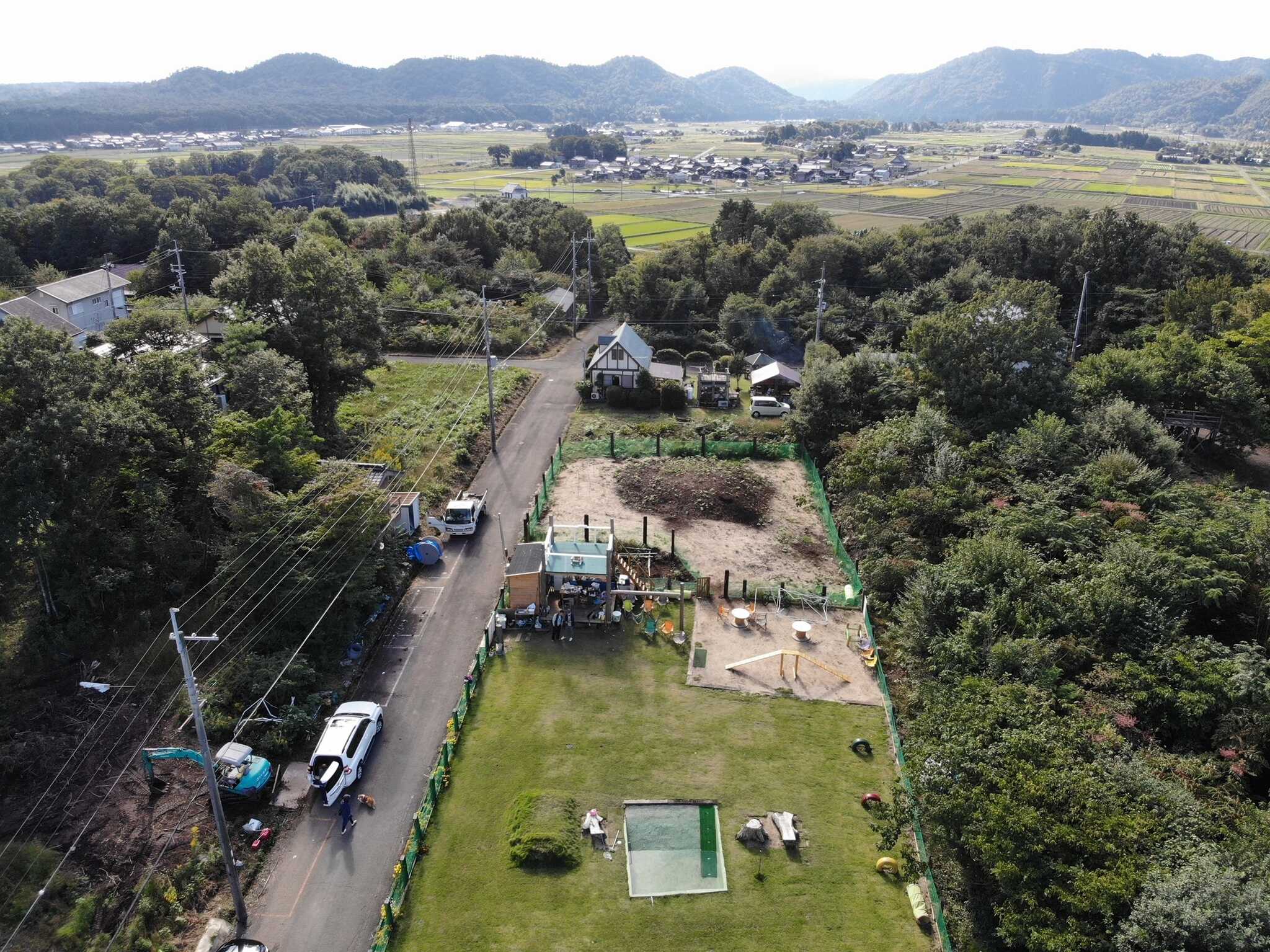 キャンプ場全景:緑豊かな自然に囲まれております☆