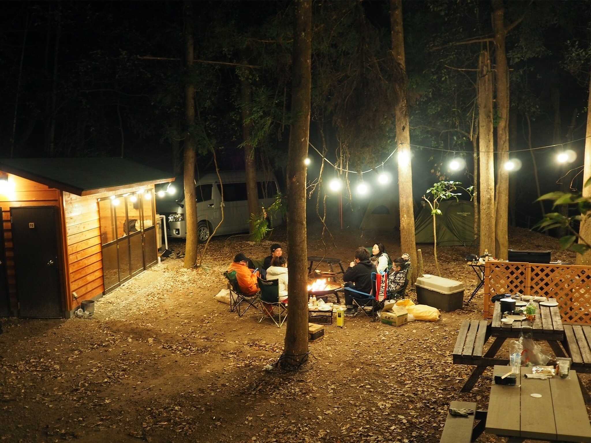 foo dee's woodland プライベート campsite