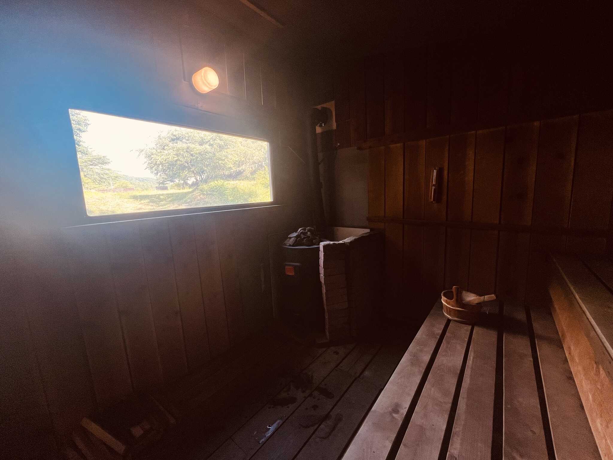 TERA Private Sauna and river