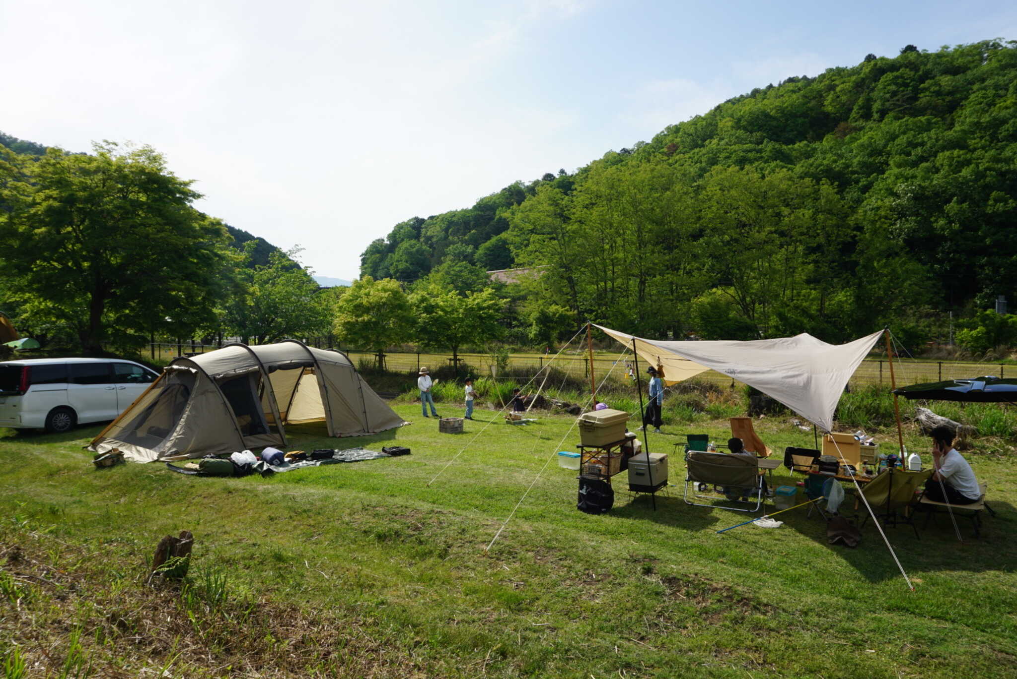 はさまじ里山の森公園キャンプエリア