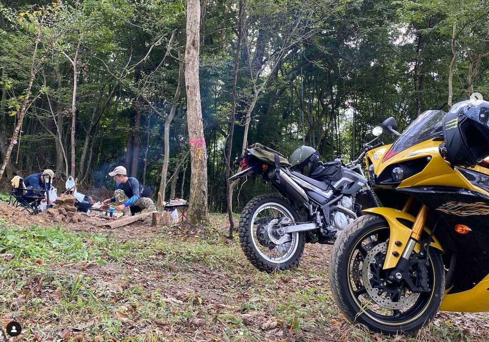 オートバイ、自転車はサイト内乗り入れ可能です
