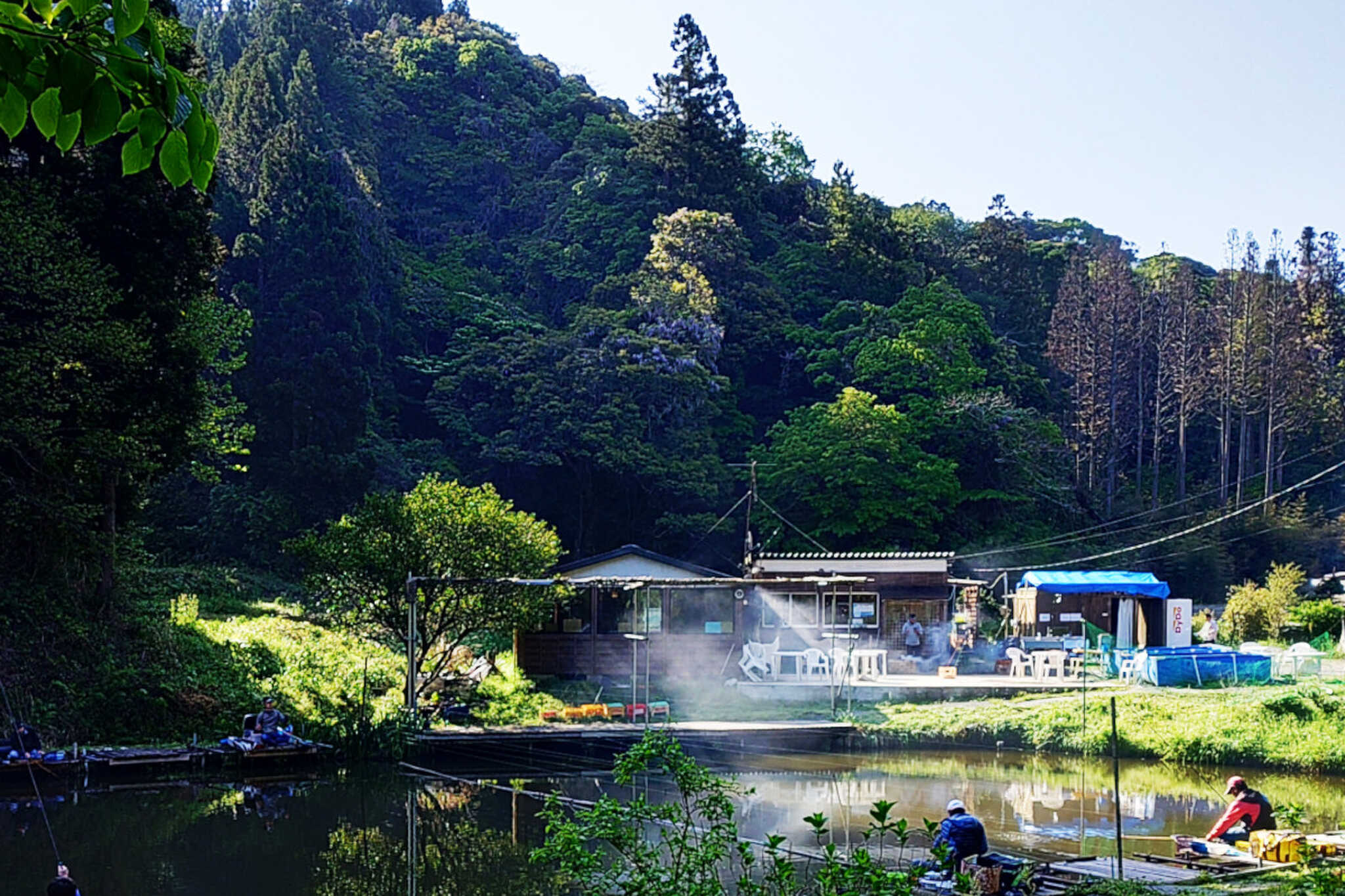 とり亀(とりき)つりぼりキャンプ場