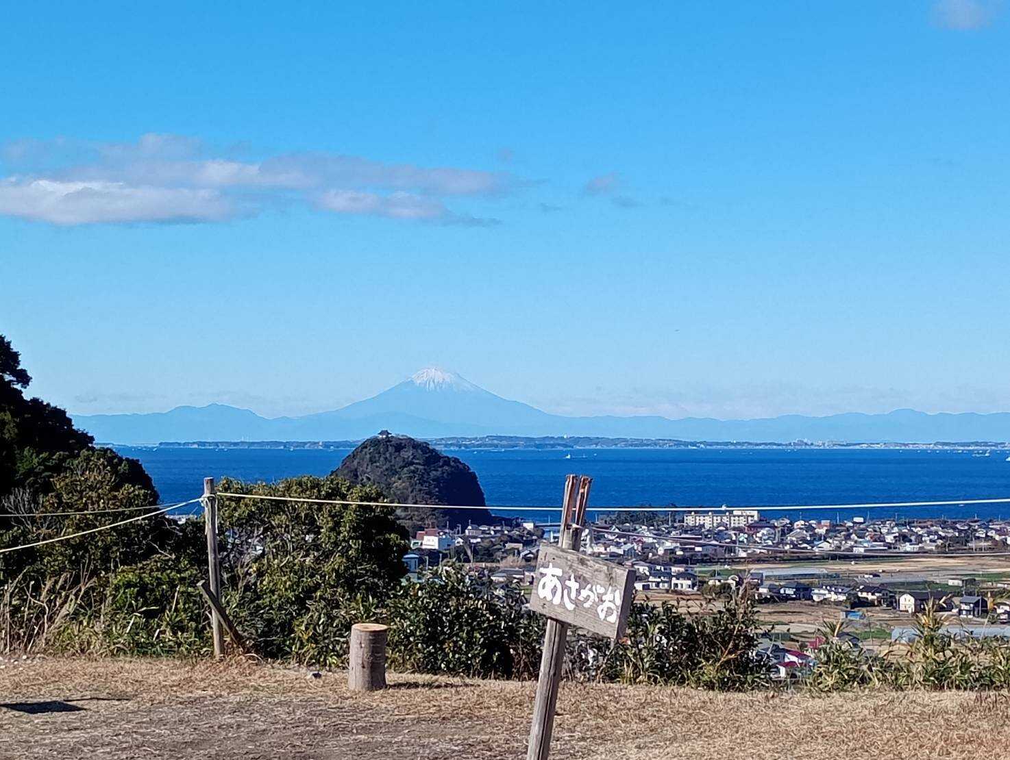 ほしふるエリアは鋸南町の街並みと広がる海のコントラストが絶妙!!