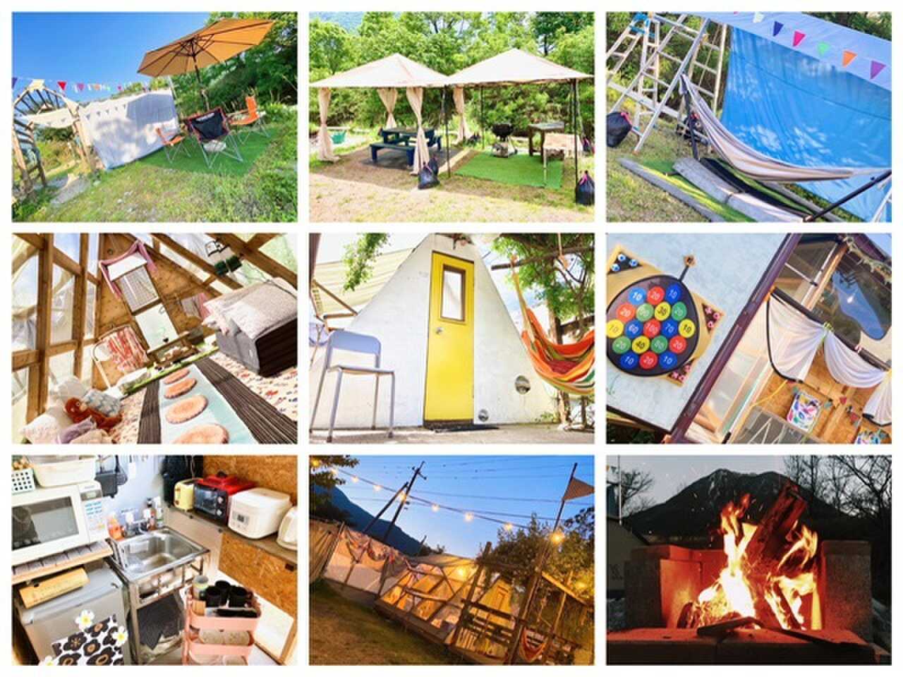1日1組限定の小さな小さな貸切キャンプ場です。 (Wi-Fi・ペット可・直火OK・AC電源あり)