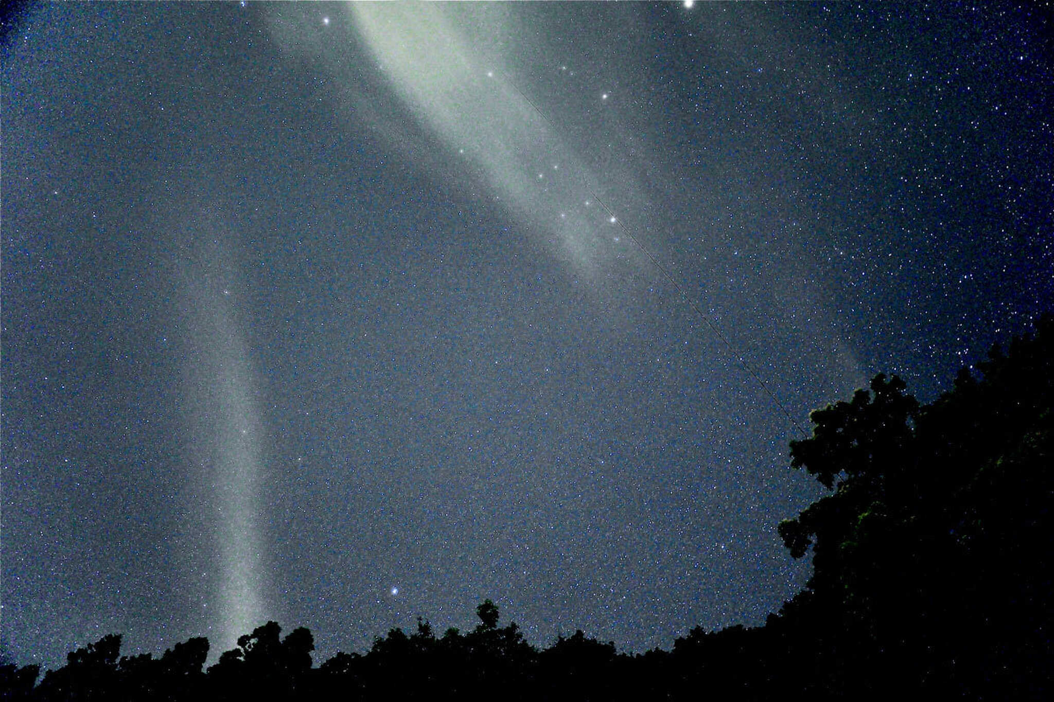 空気の澄んだ日は天の川が見えますよ☆